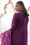 PURPLISH - Embroidered Lawn 3PC - stitched