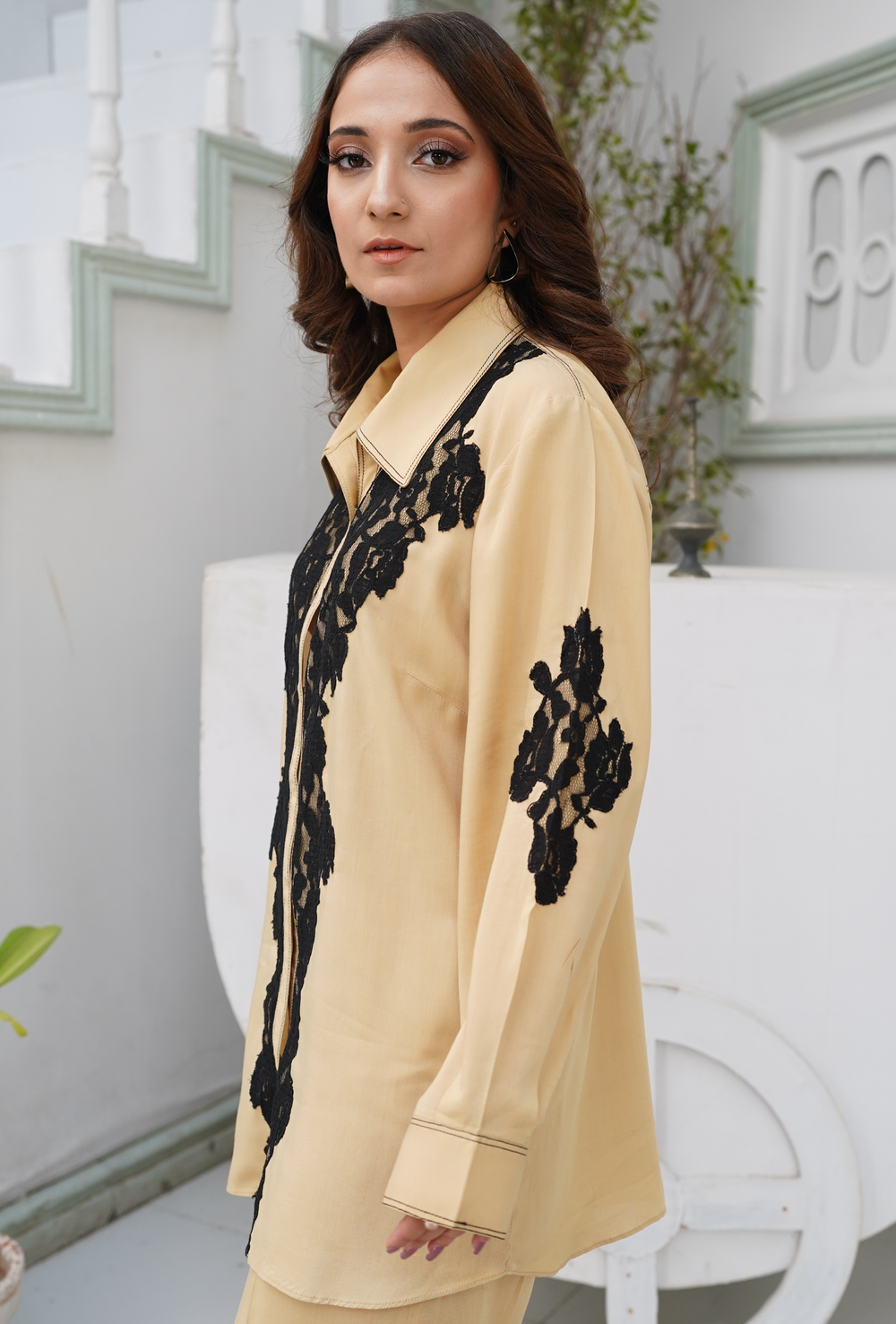 Golden Shadows - Cord Urban Prints - Unstitched