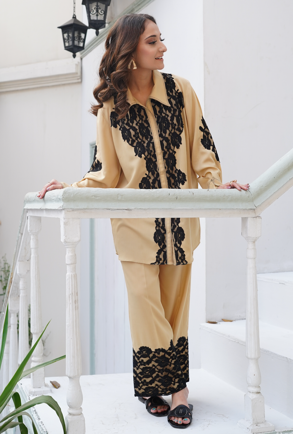 Golden Shadows - Cord Urban Prints - Unstitched