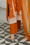 Zard Noor - Embroidered Suit - stitched