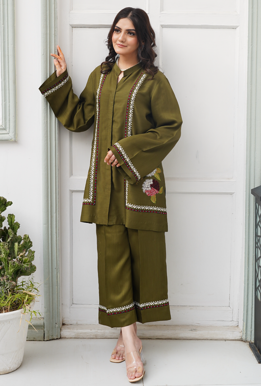 Khushboo e Sarma - Cord Urban Prints - Unstitched