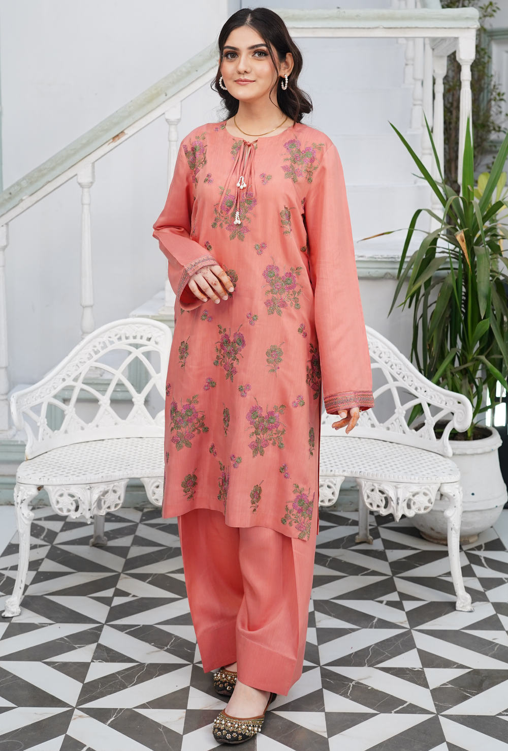 Shehzadi - Embroidered Lawn 3PC - stitched