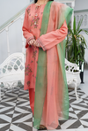 Shehzadi - Embroidered Lawn 3PC - stitched
