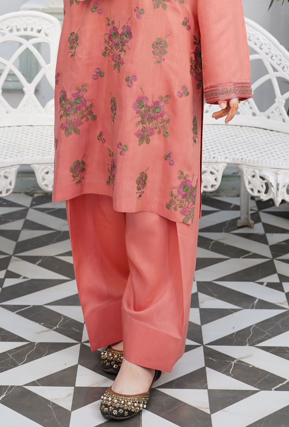 Shehzadi - Embroidered Lawn 3PC - stitched
