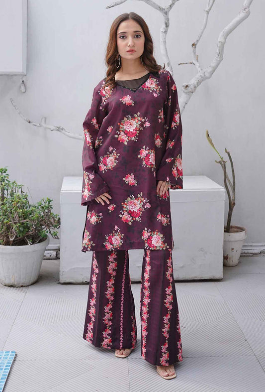 Scarlet Gum - Cord Urban Prints - stitched
