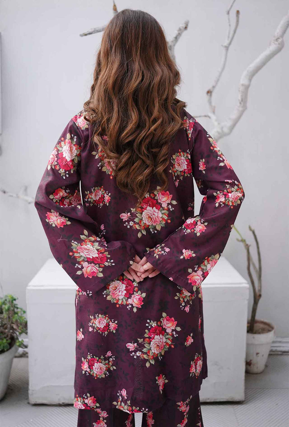 Scarlet Gum - Cord Urban Prints - Unstitched