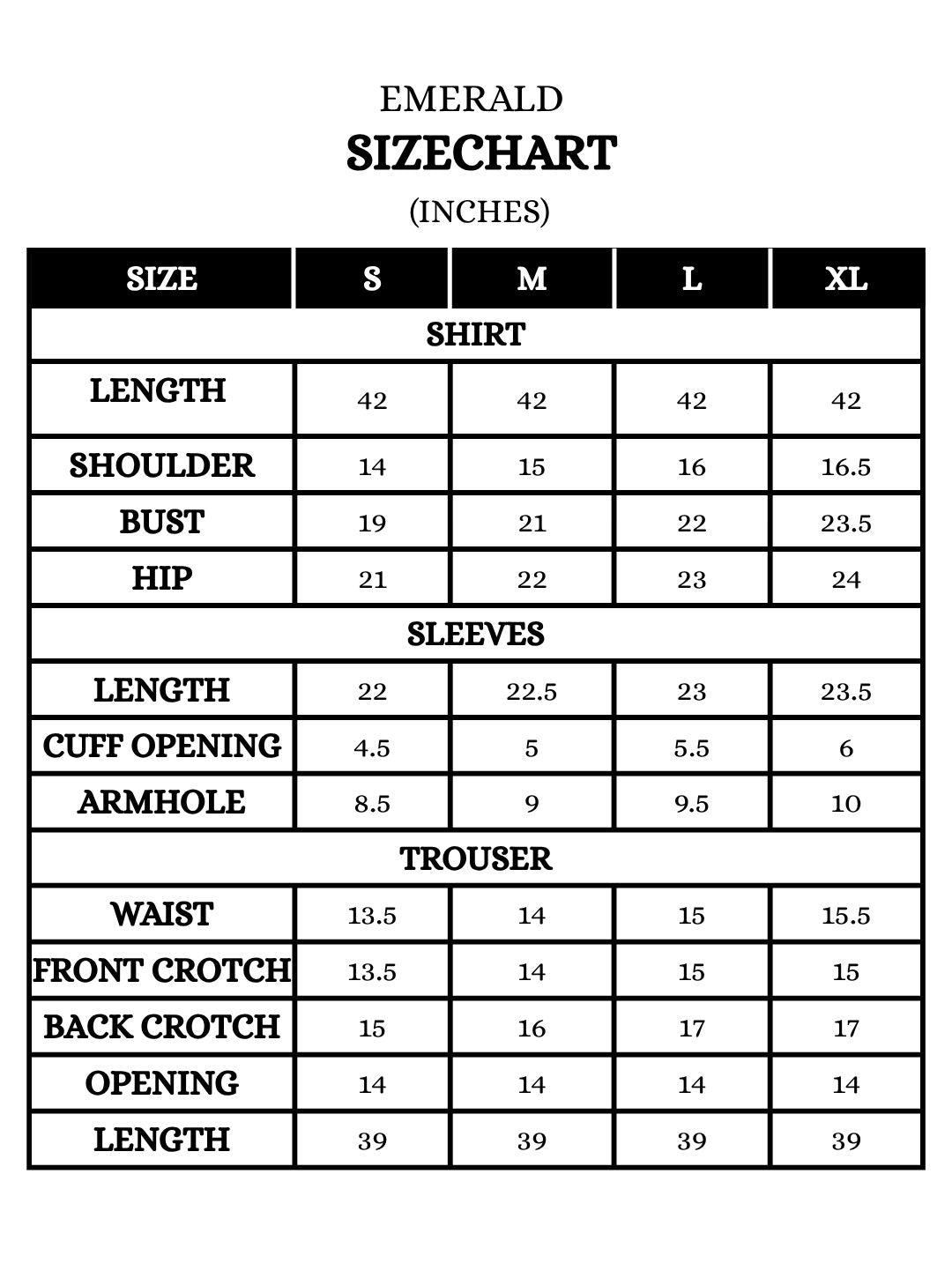 SIZE GUIDE