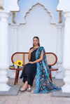 CHARM BLACK - Embroidered Lawn 3PC - Unstitched
