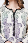 Osyter black - Cord Urban Prints - stitched