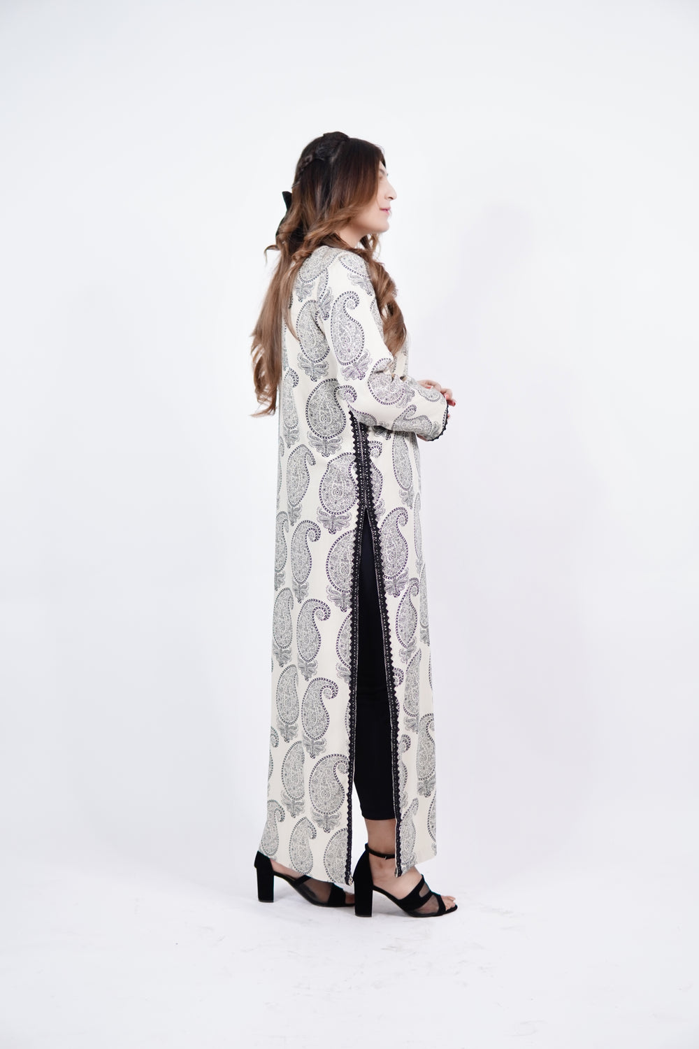Osyter black - Cord Urban Prints - stitched