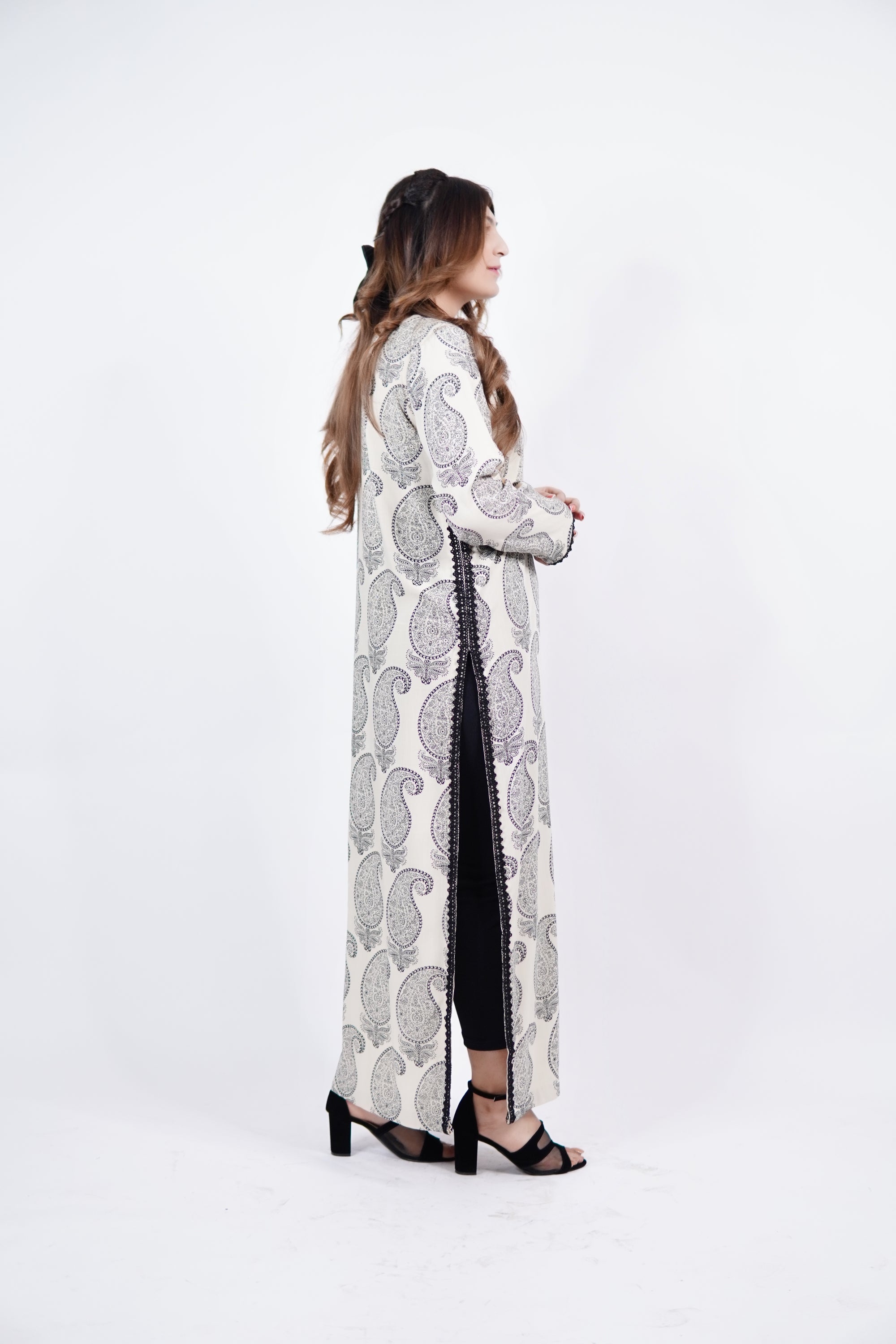Osyter black - Cord Urban Prints - stitched
