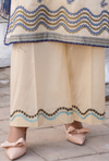 BEAUTY OF BEIGE  - Embroidered Lawn 3PC - Unstitched
