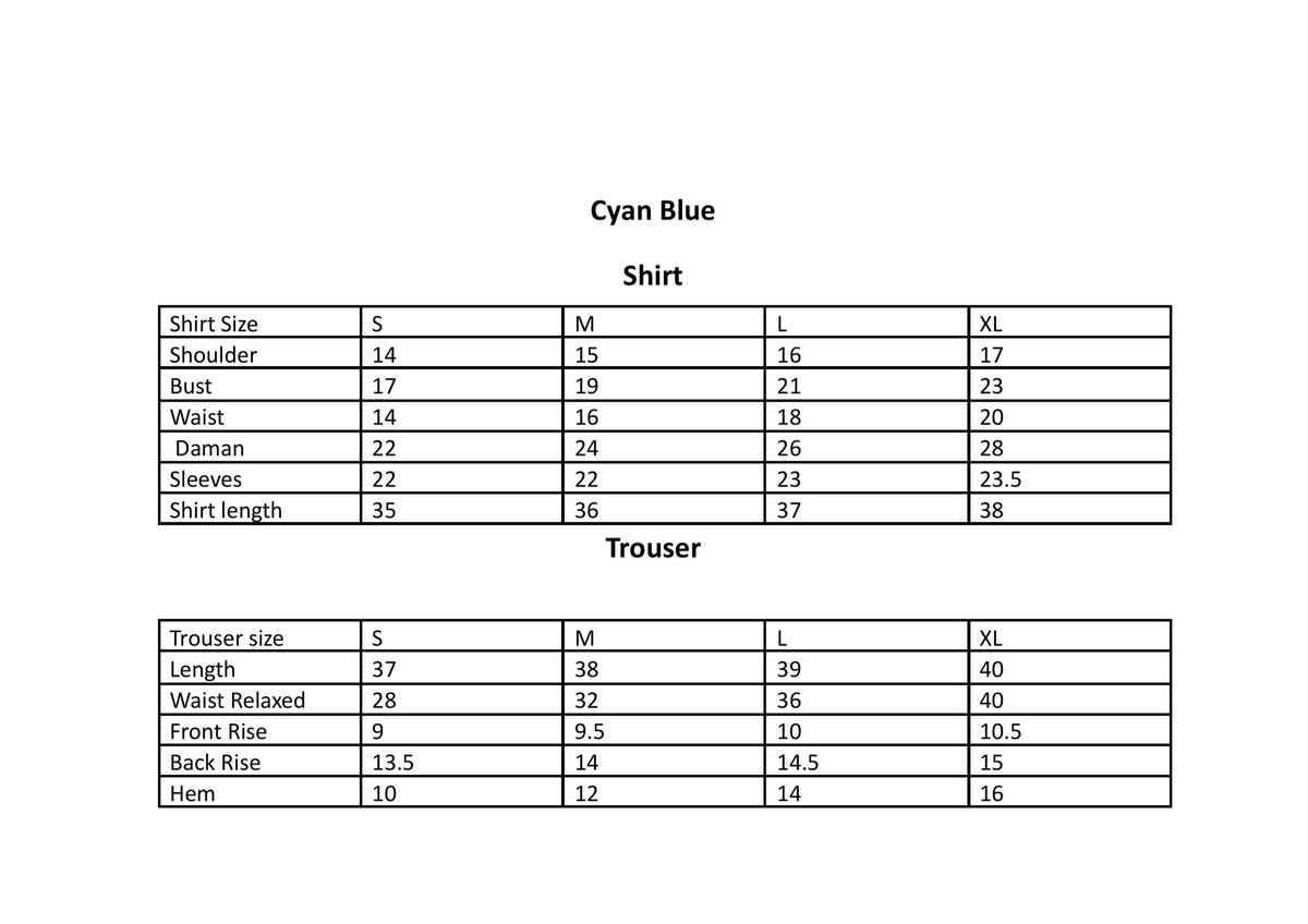 SIZE GUIDE