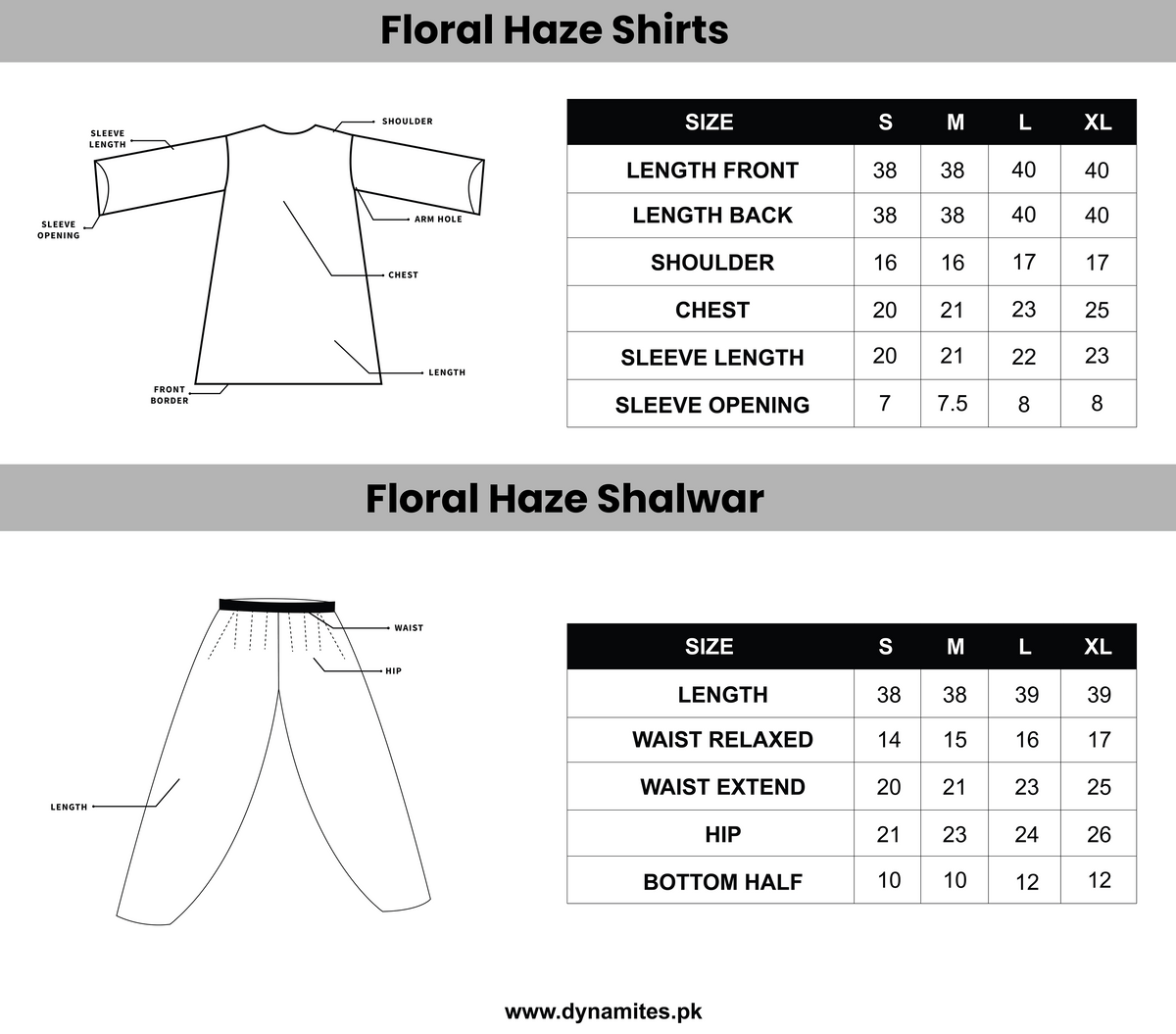 SIZE GUIDE