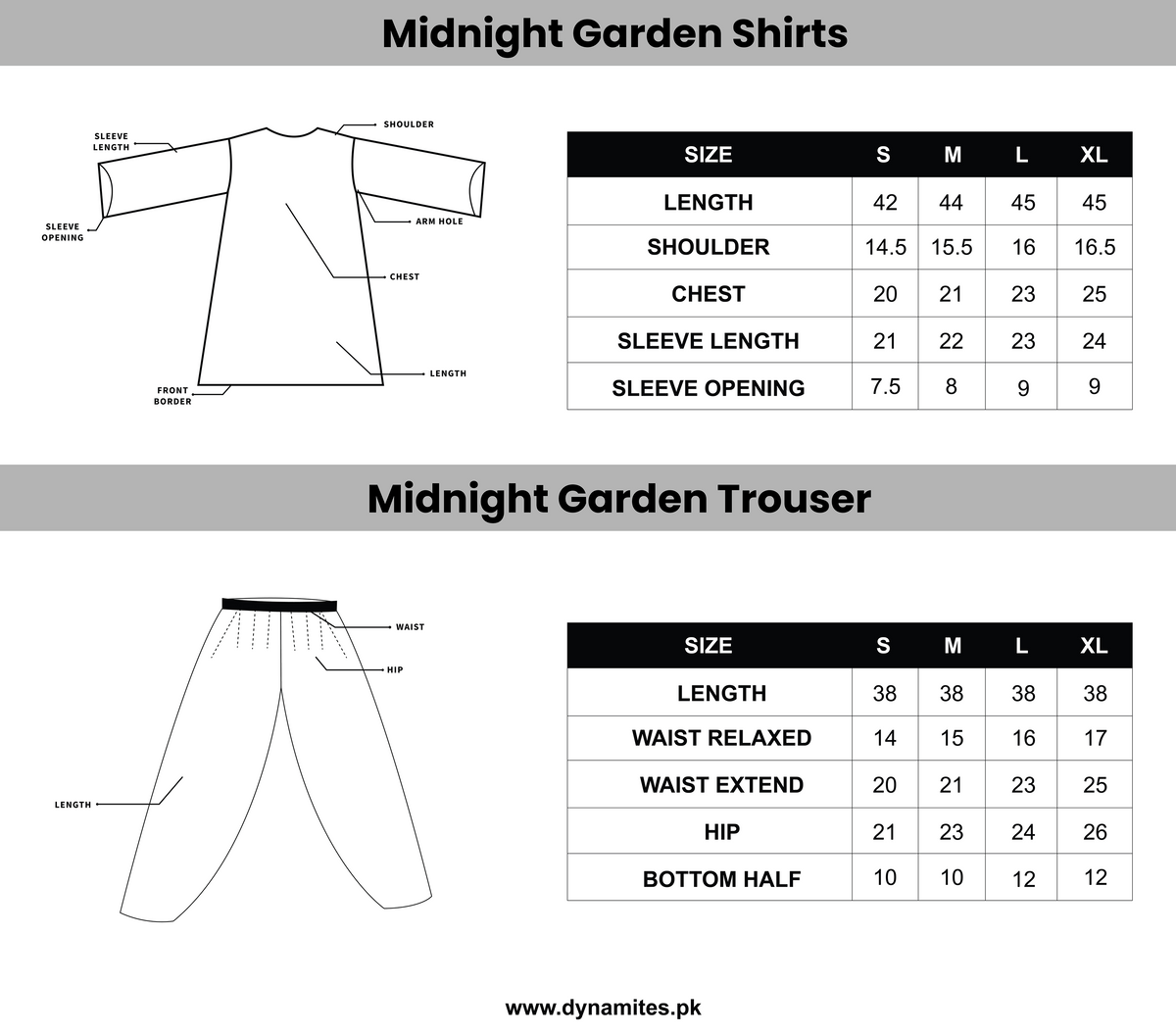 SIZE GUIDE
