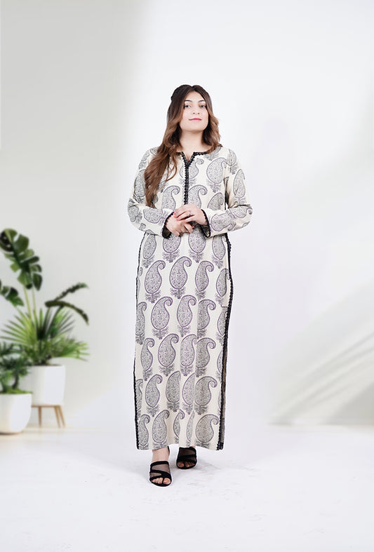 Osyter black - Cord Urban Prints - stitched