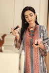 Grey Elegance - Cord Urban Prints - Stitched