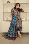 Skin Chic - 3 PC - Printed Cotton Lawn Suit - Unstitched
