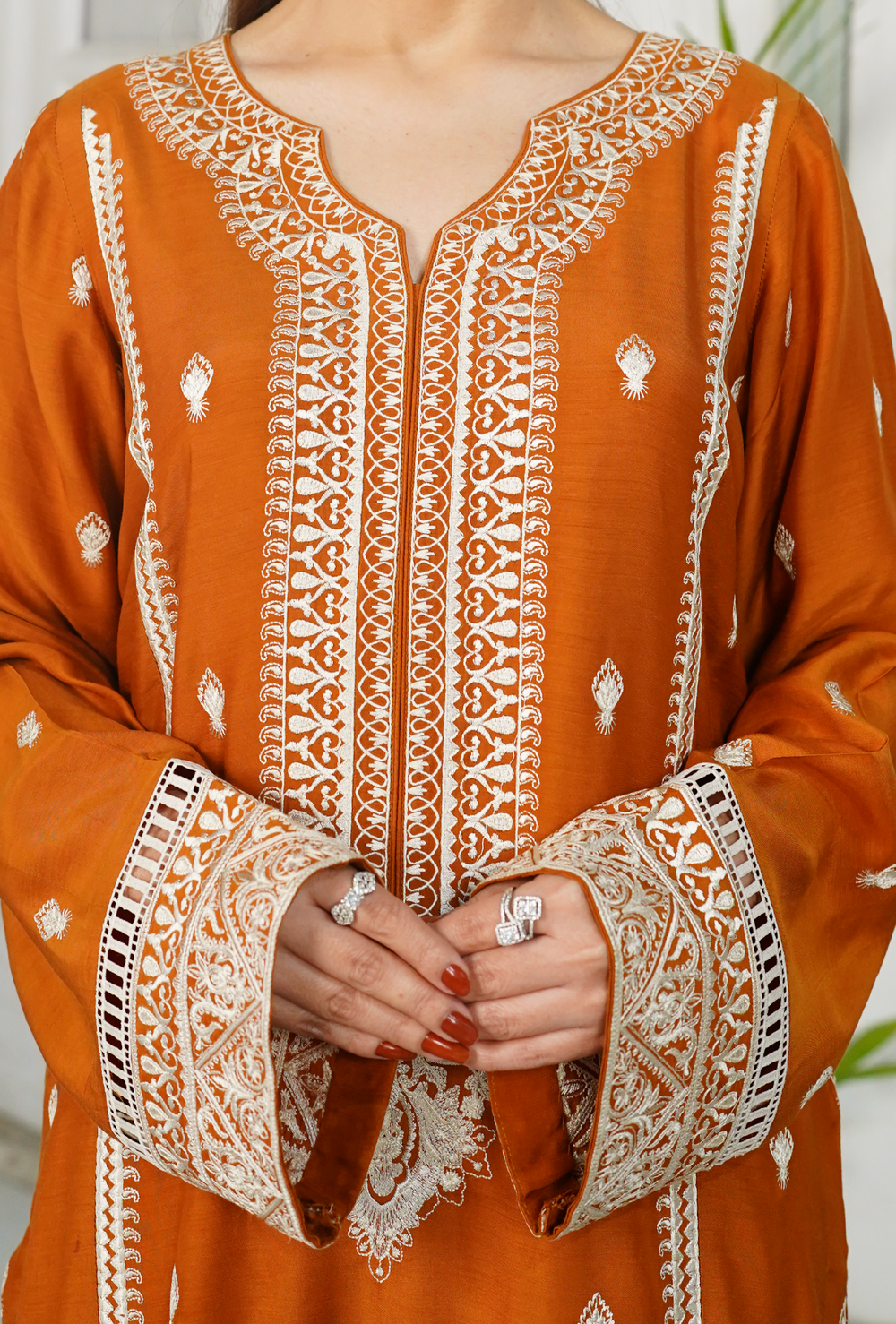 Zard Noor - Embroidered Suit - Unstitched