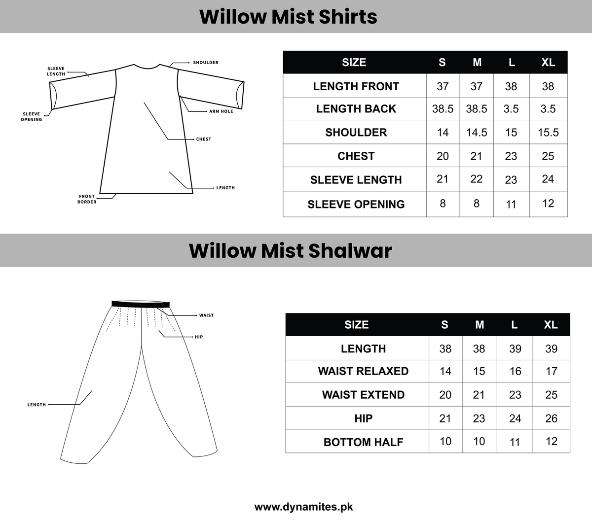 SIZE GUIDE