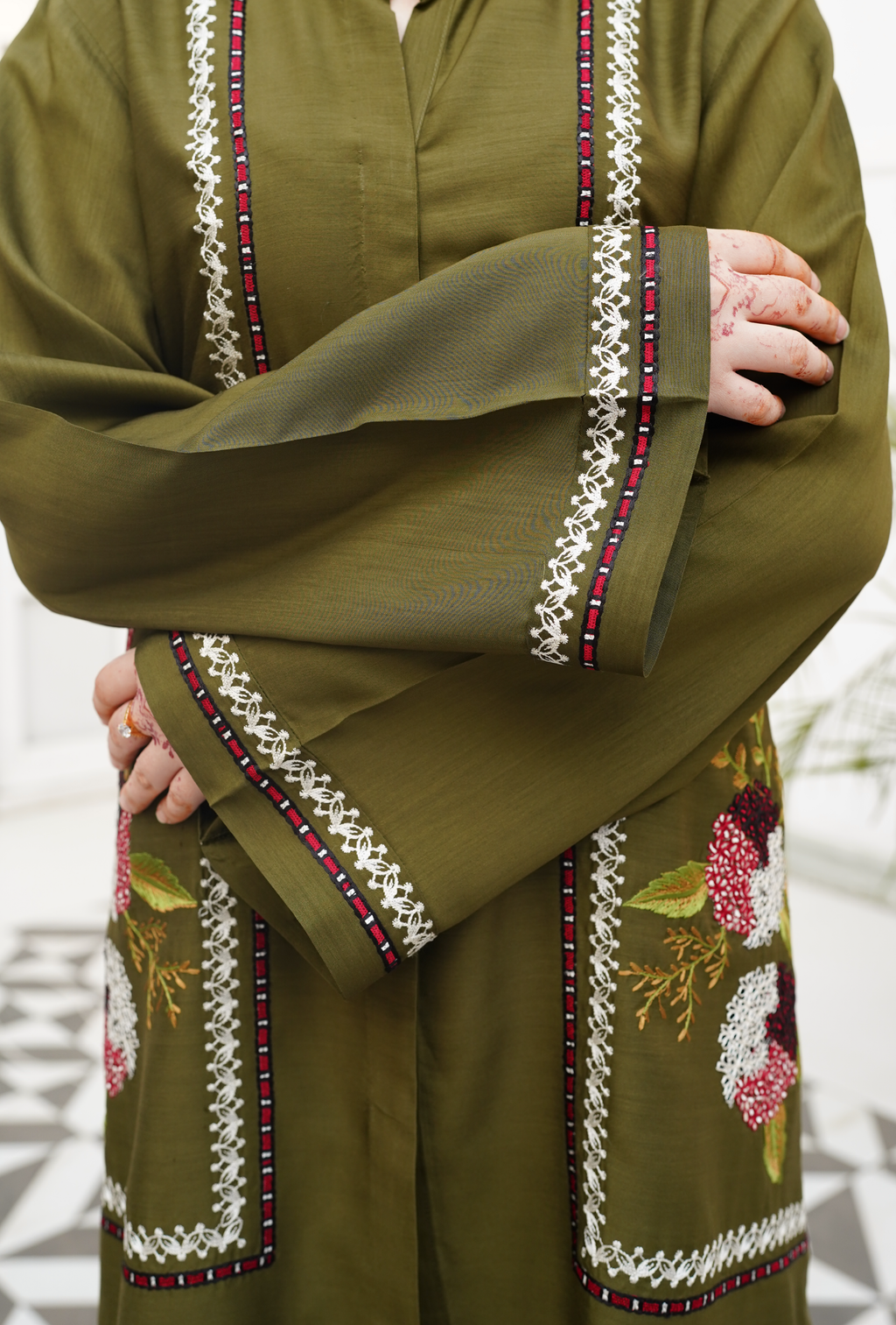 Khushboo e Sarma - Cord Urban Prints - stitched