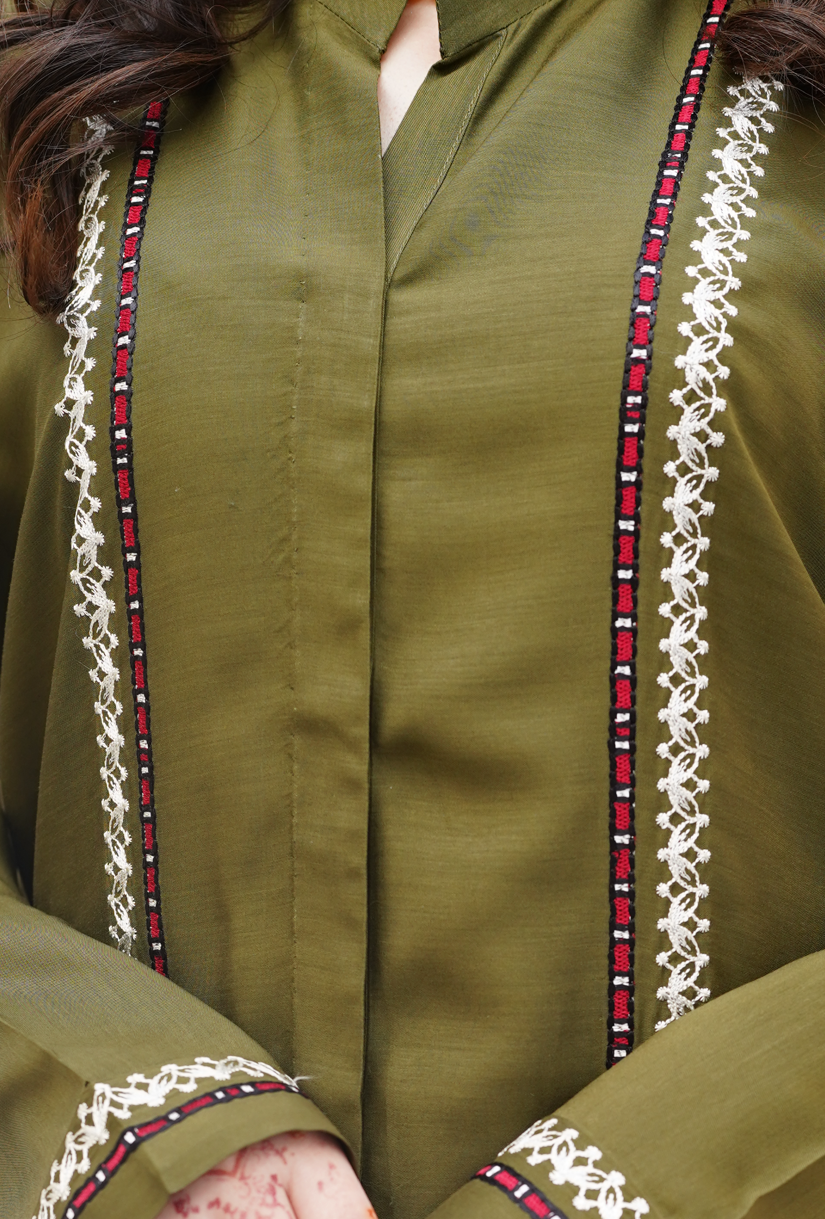 Khushboo e Sarma - Cord Urban Prints - stitched