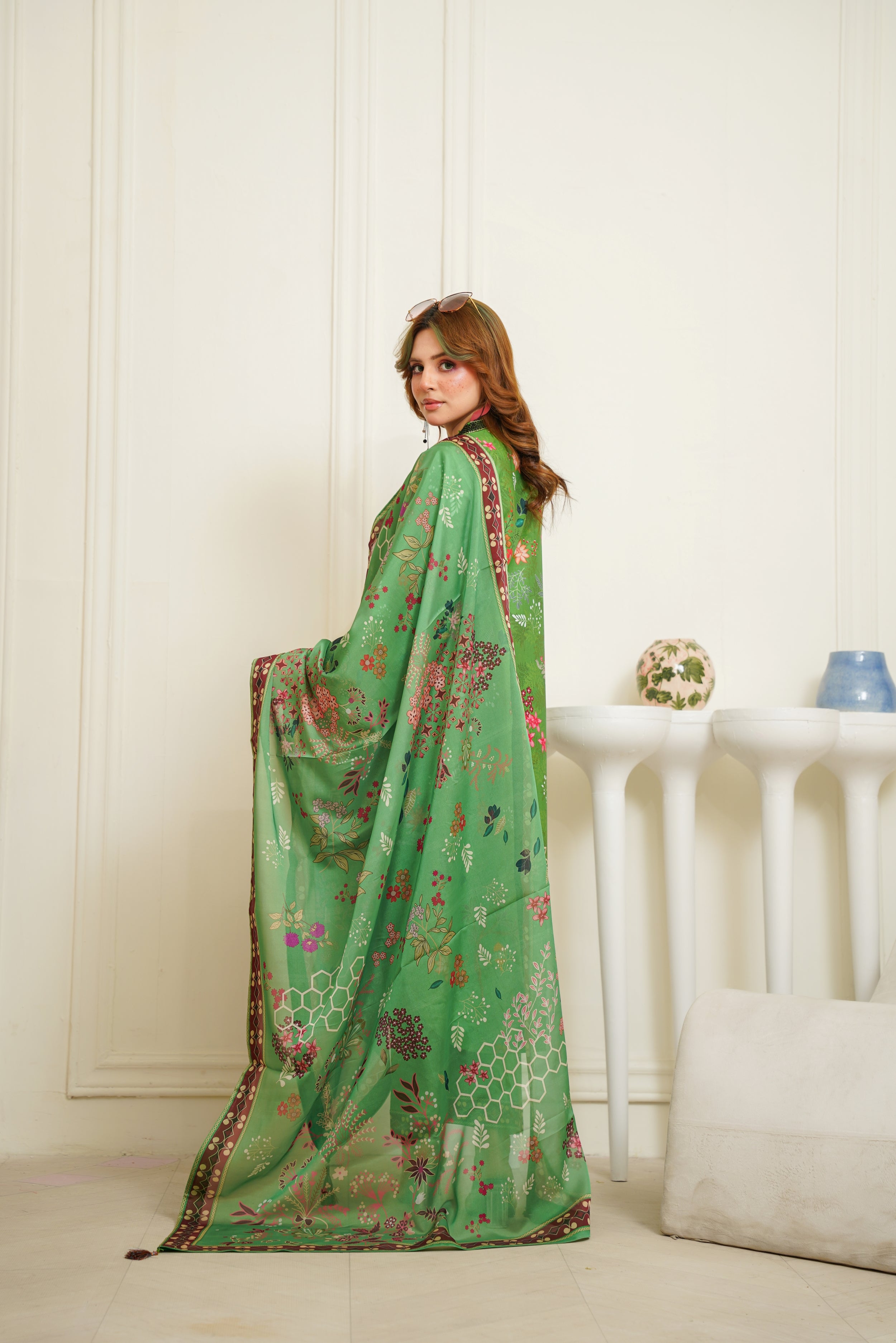 Sage | Unstitch Printed Lawn