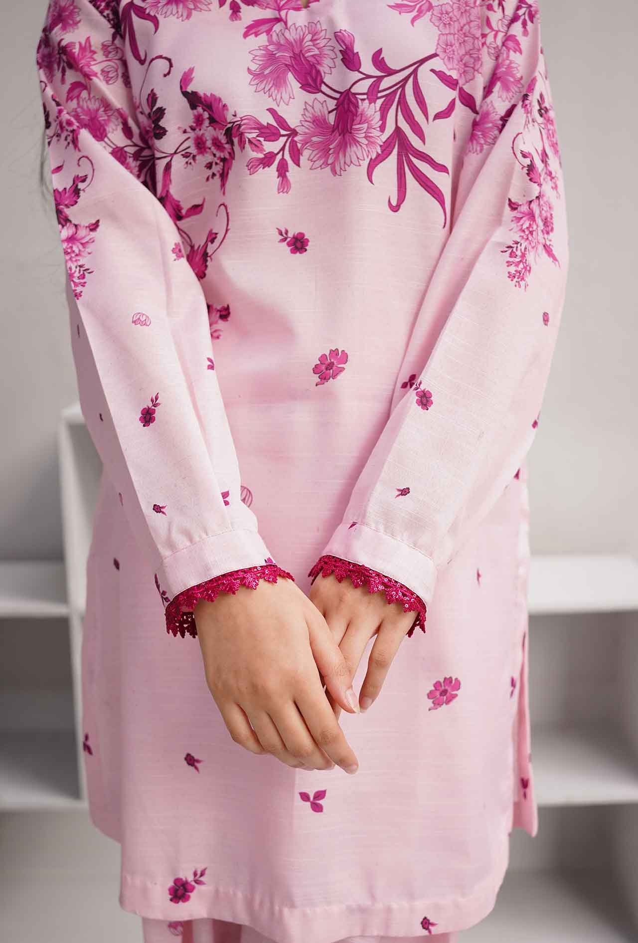 Lilac Hue - Cord Urban Prints - stitched