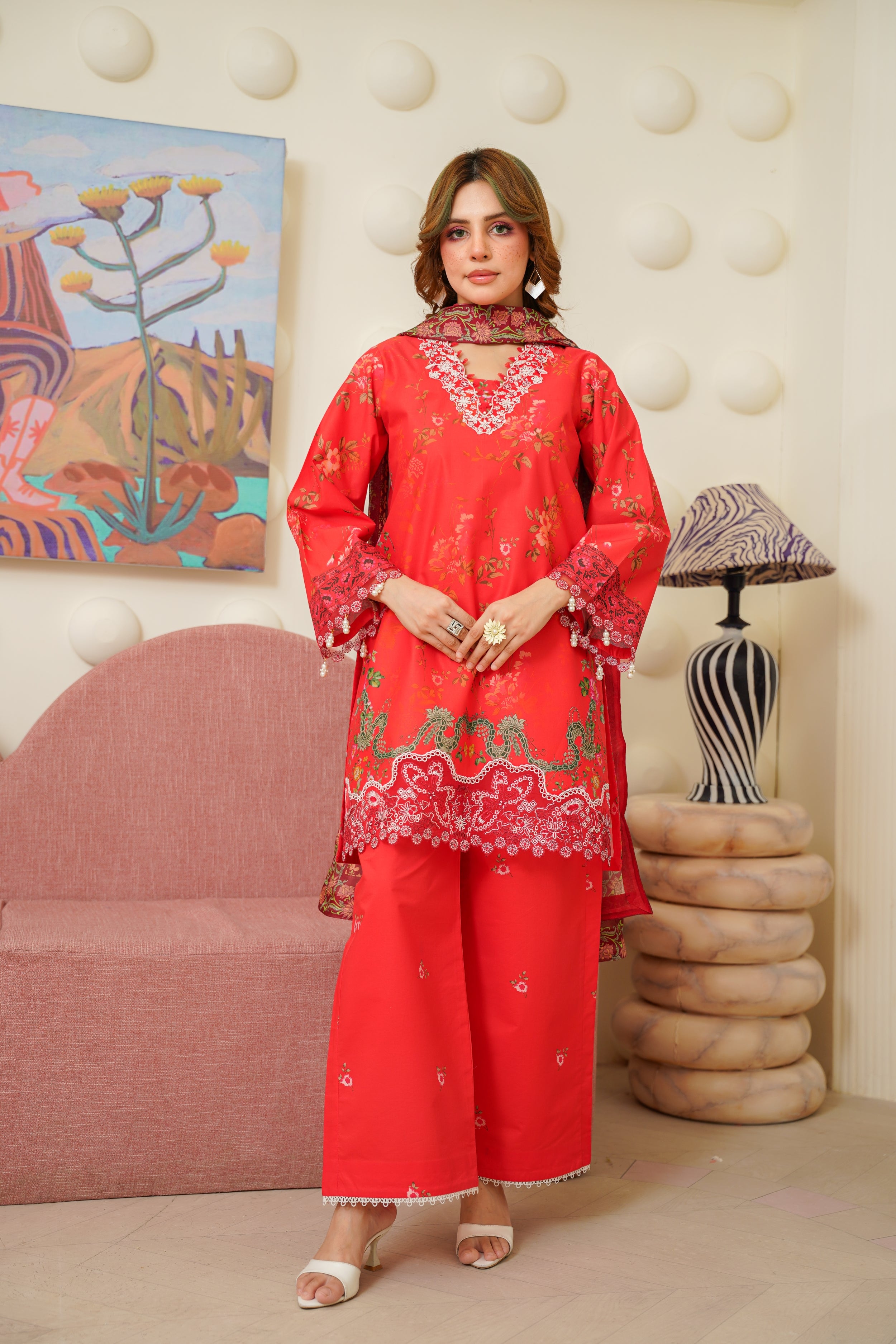 Maya | Unstitch Printed Lawn