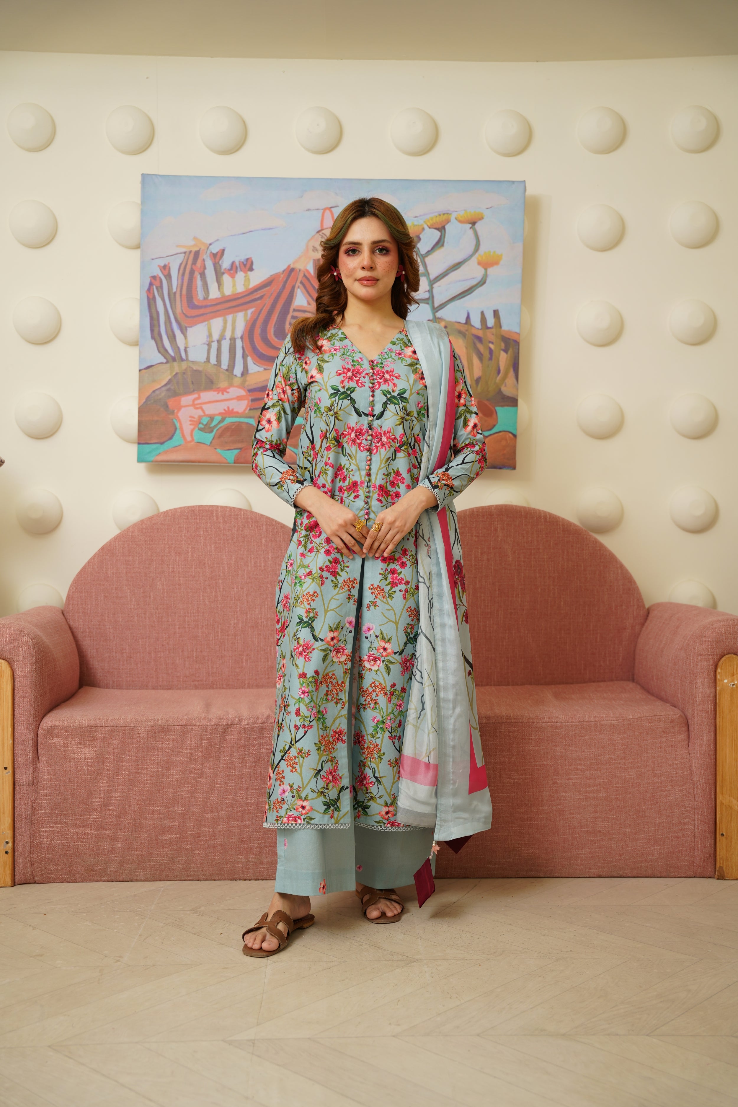 Elysia | Unstitch Printed Lawn