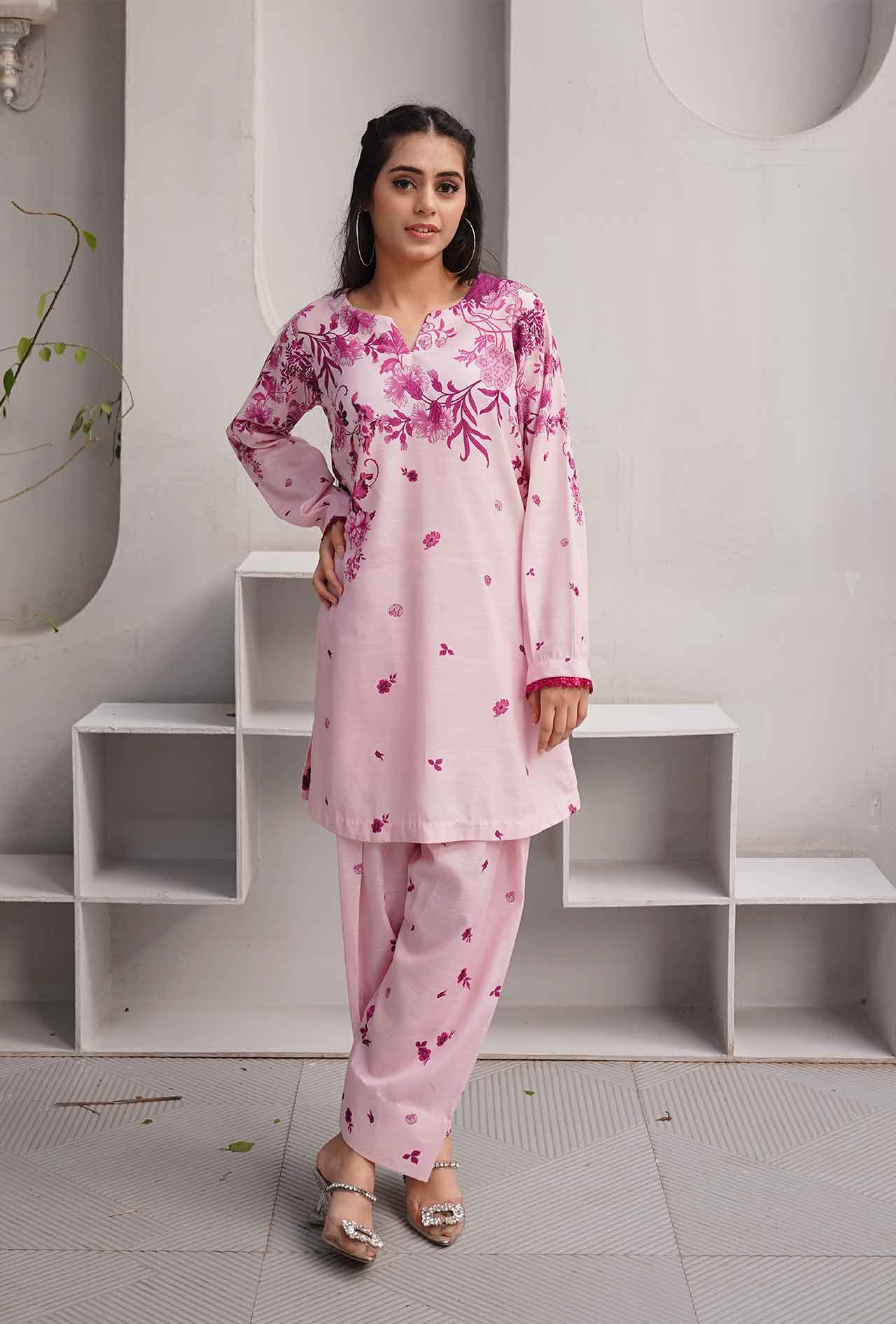 Lilac Hue - Cord Urban Prints - stitched