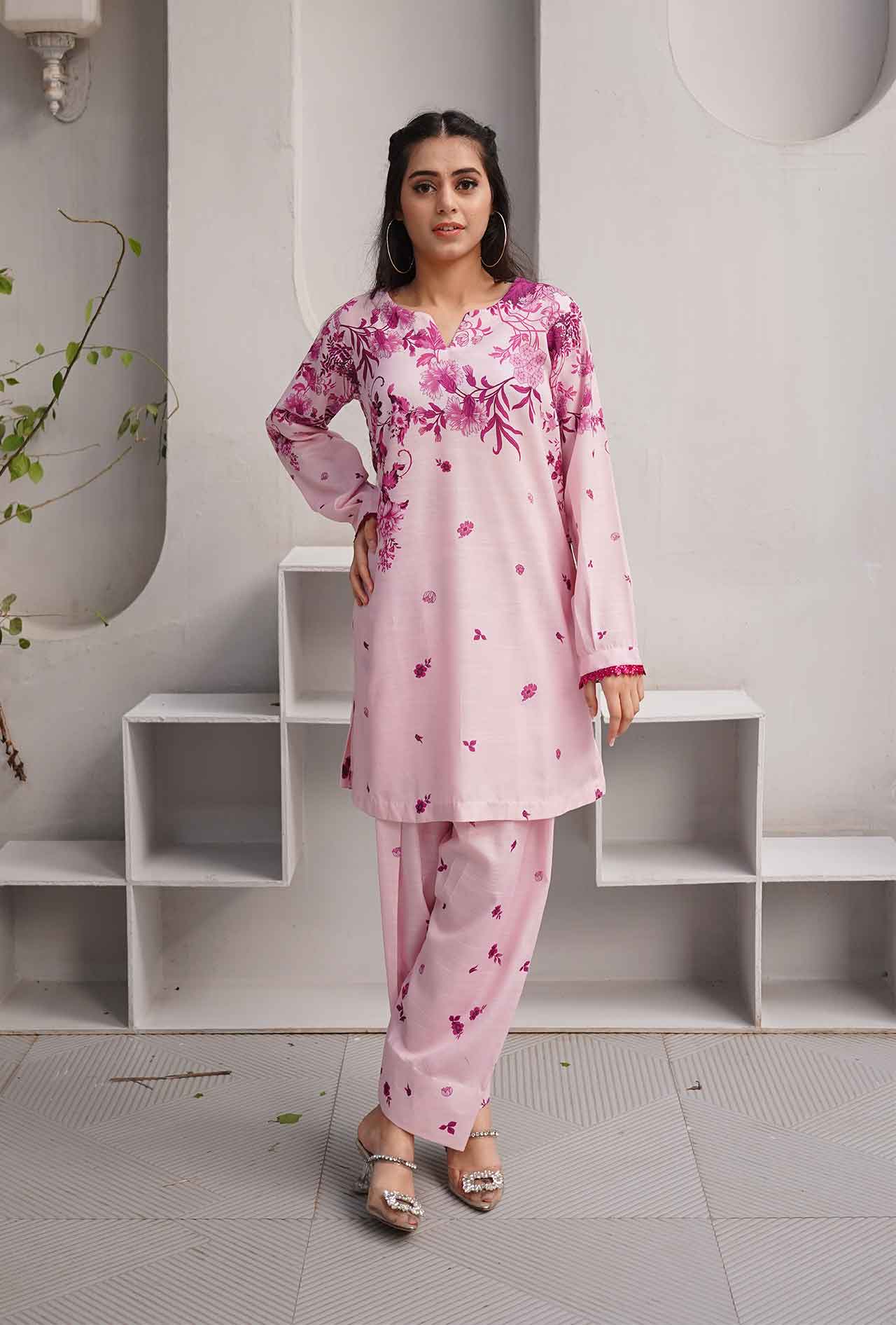 Lilac Hue - Cord Urban Prints - stitched
