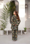 Olive Drab - Cord Urban Prints - stitched