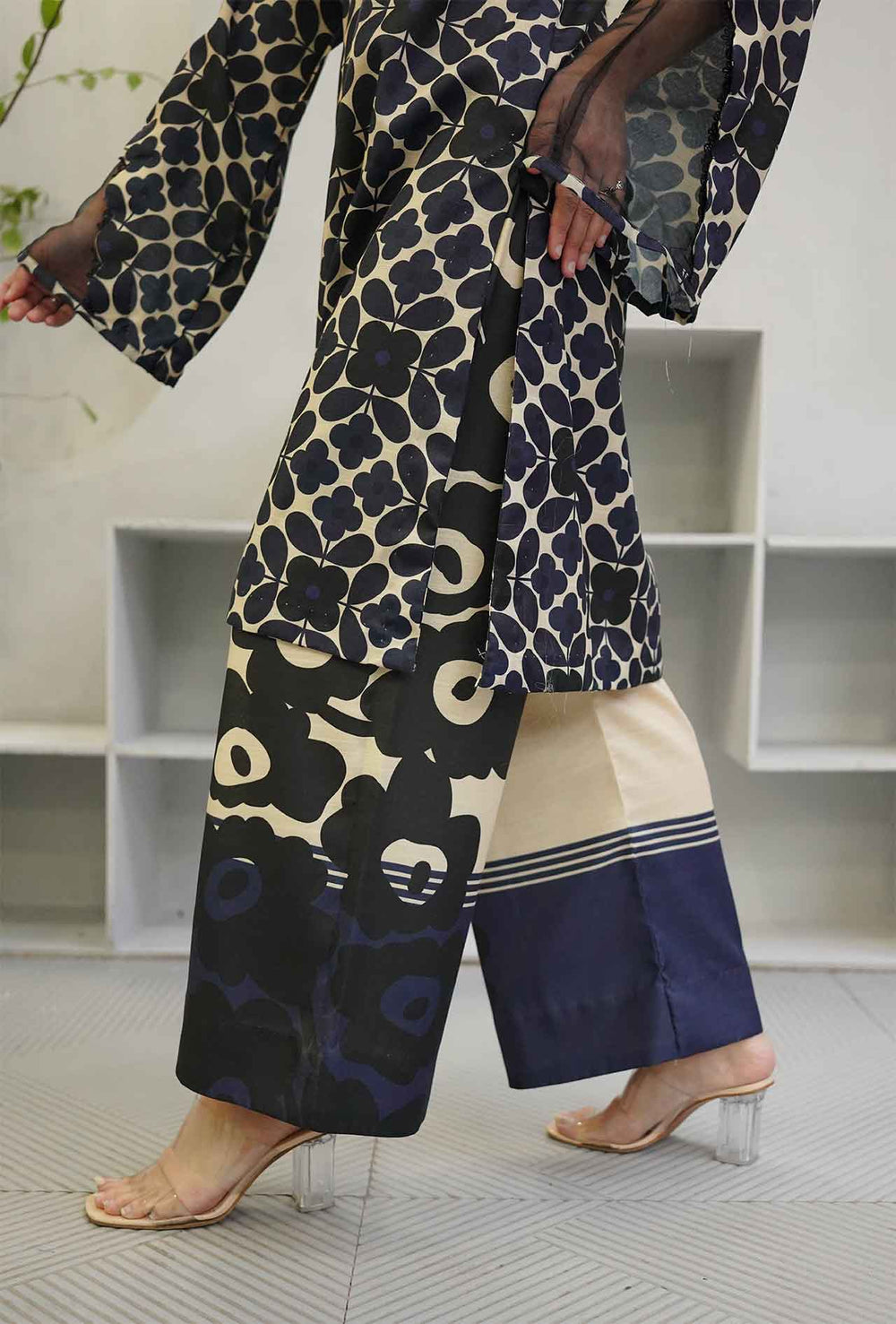 Navy Mud - stitched