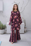 Scarlet Gum - Cord Urban Prints - stitched