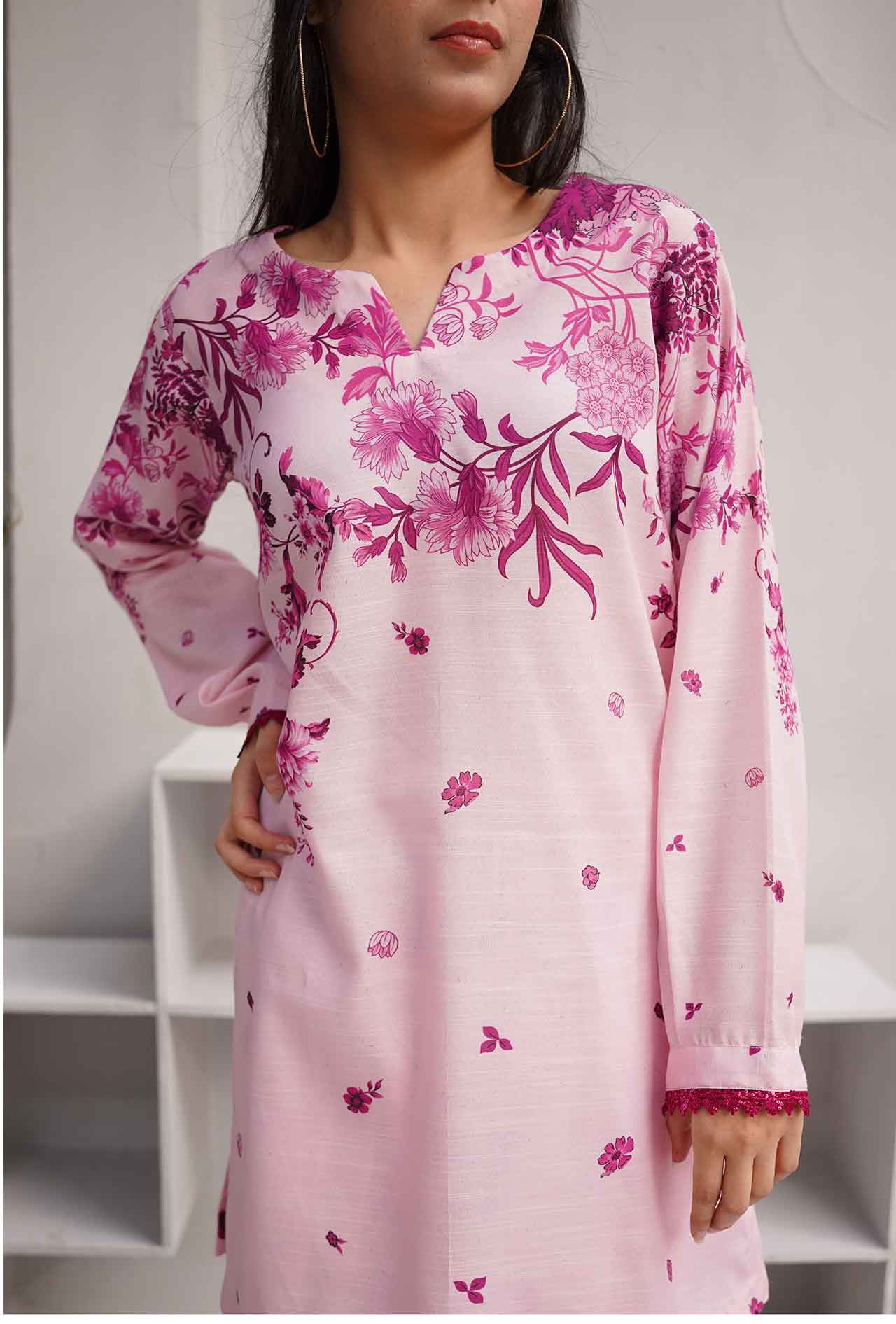 Lilac Hue - Cord Urban Prints - stitched