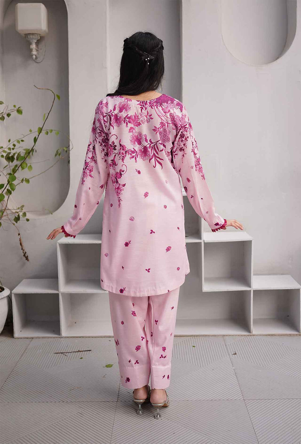 Lilac Hue - Cord Urban Prints - stitched