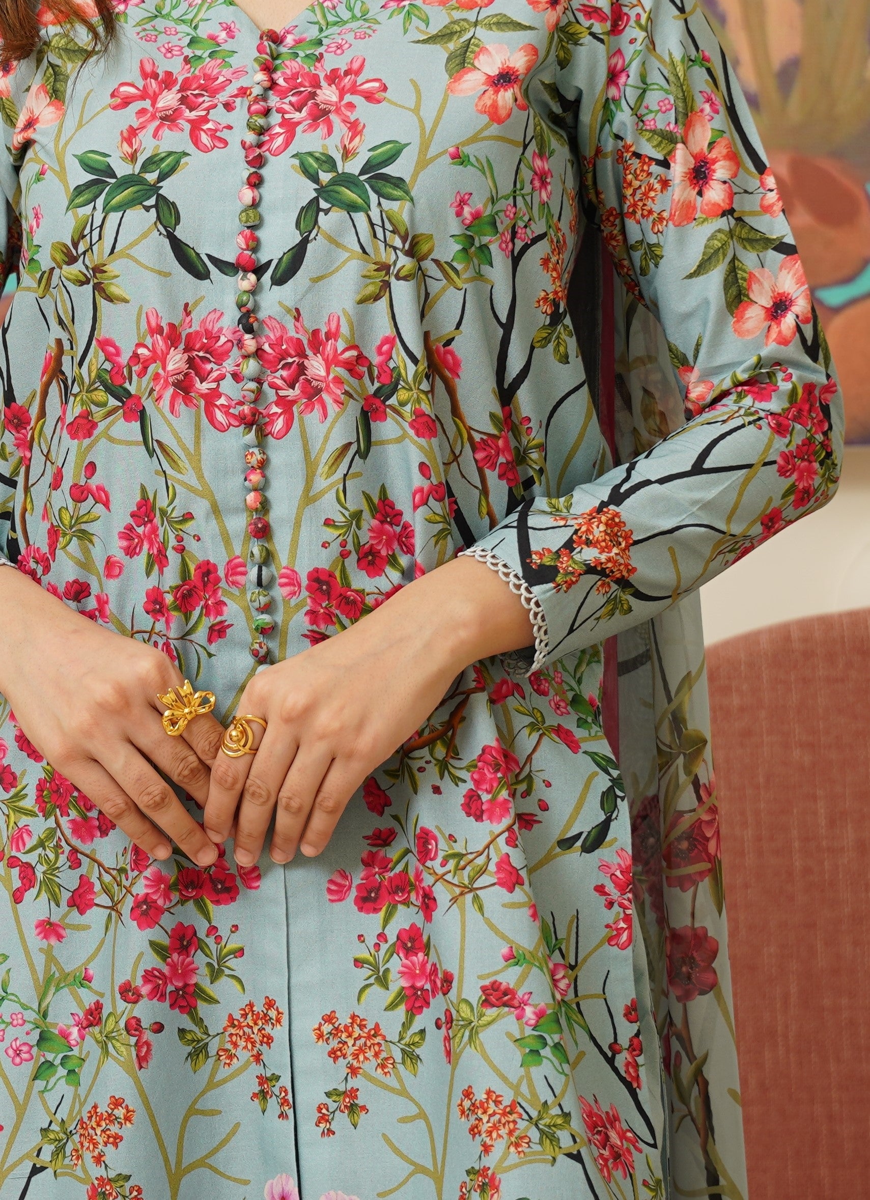 Elysia | Unstitch Printed Lawn