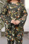 Olive Drab - Cord Urban Prints - stitched